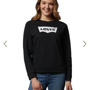Levi’s | Black Crewneck Sweatshirt Size M
